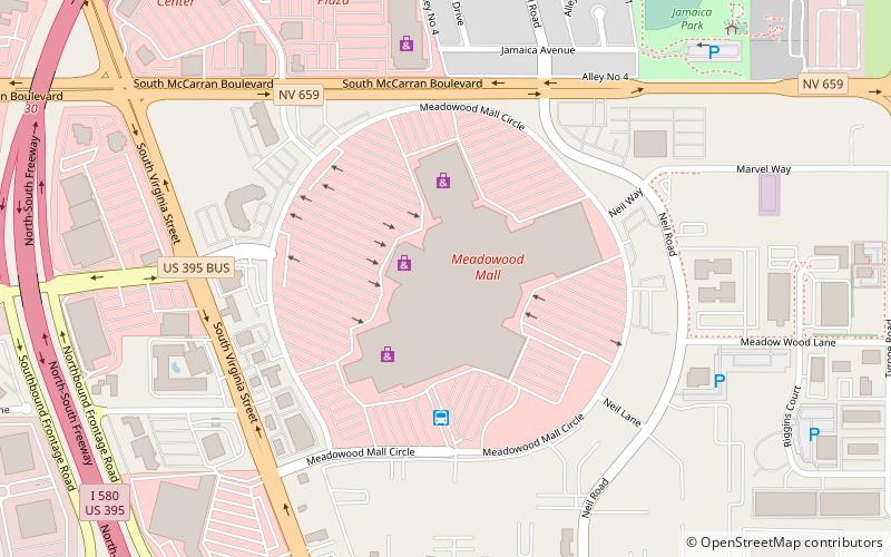 Meadowood Mall location map