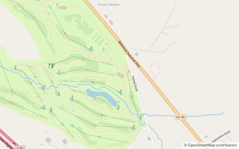 Maryland National Golf Club location map