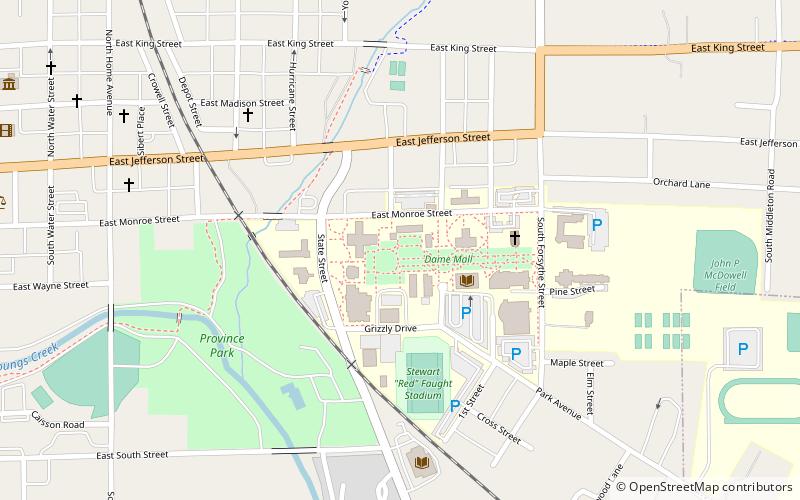 Franklin College location map