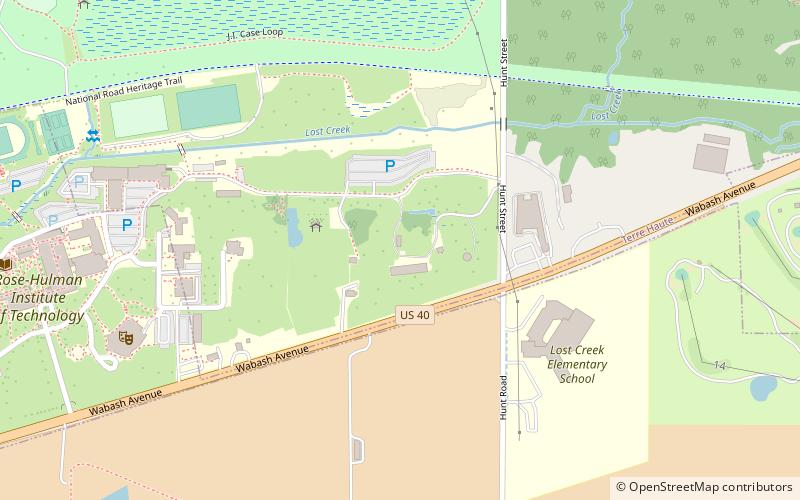 oakley observatory terre haute location map