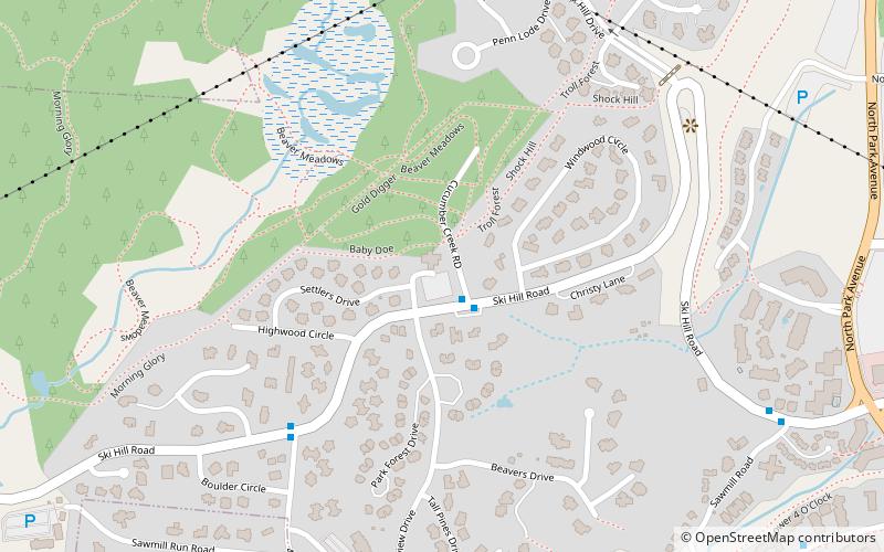 breckenridge nordic center location map