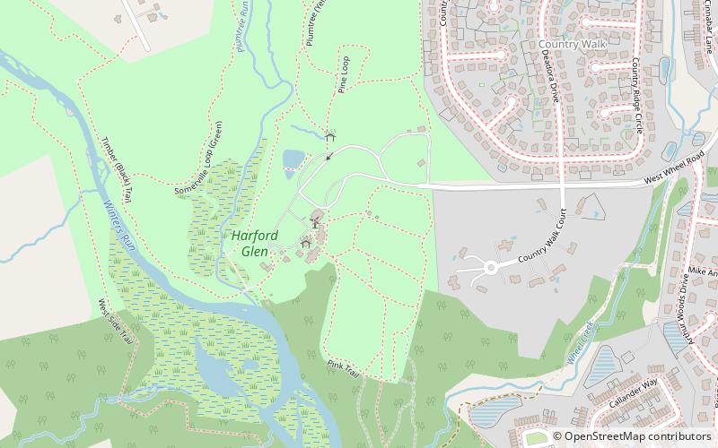 Harford Glen Park location map