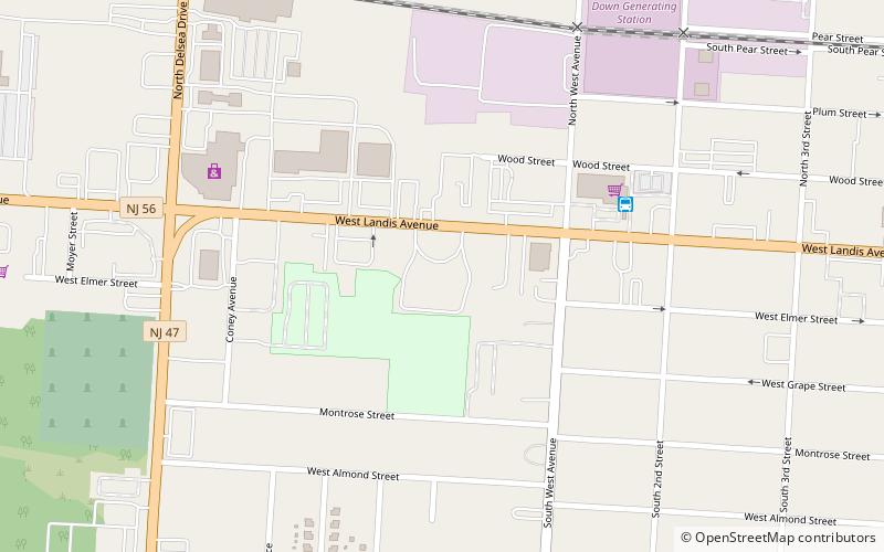 Landis School location map