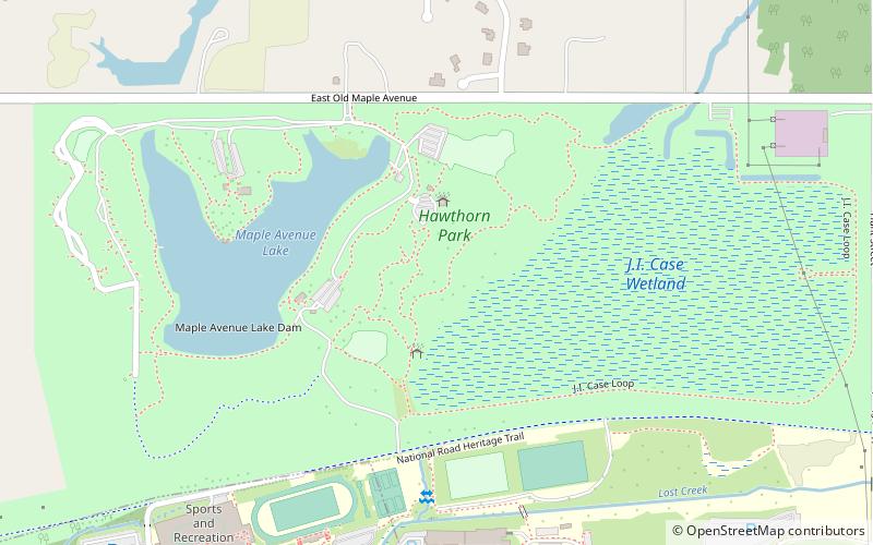 Hawthorn Park location map