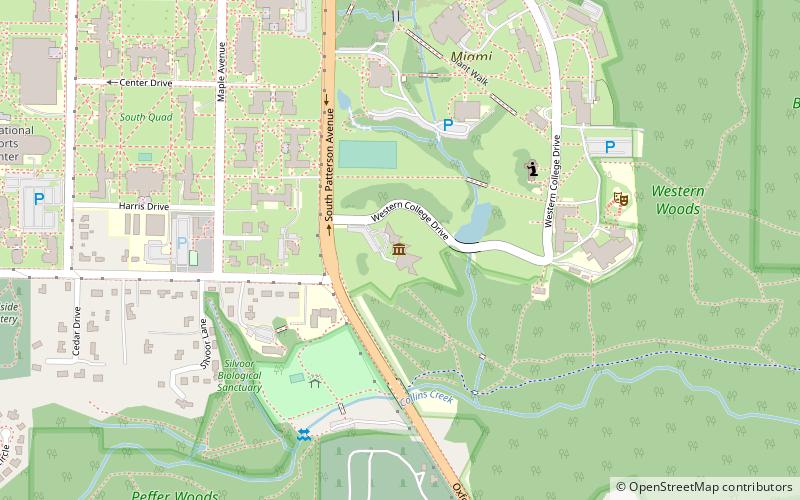 Miami University Art Museum location map