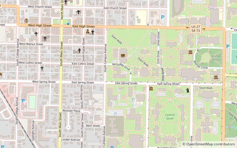 McGuffey Hall location map