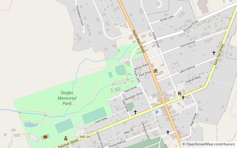 Shafer Memorial Park location map