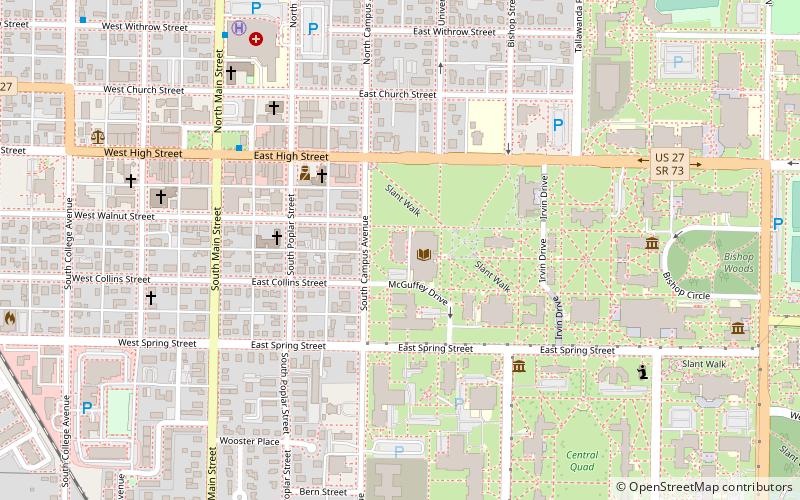 Hall Auditorium location map