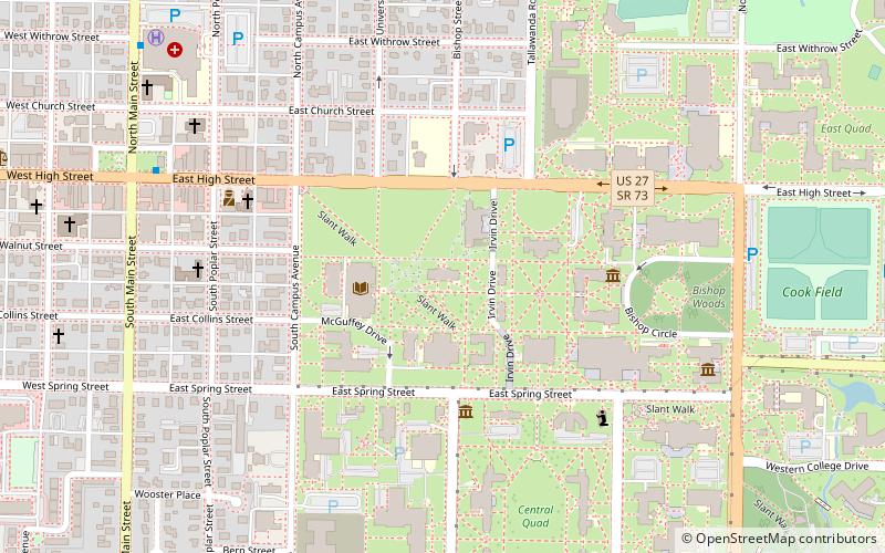 Harrison Hall location map