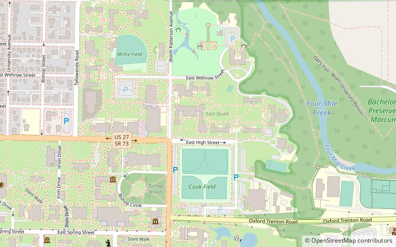 Farmer School of Business Building location map