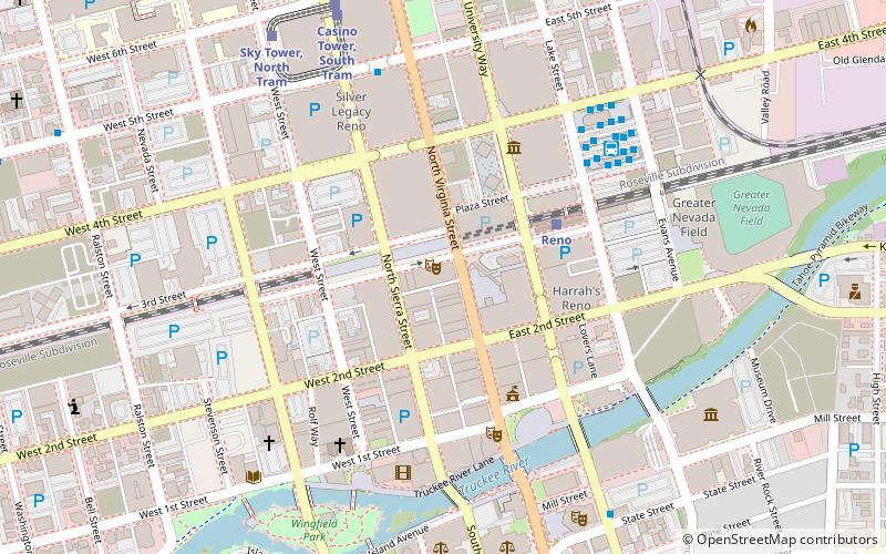 Whitney Peak Hotel location map