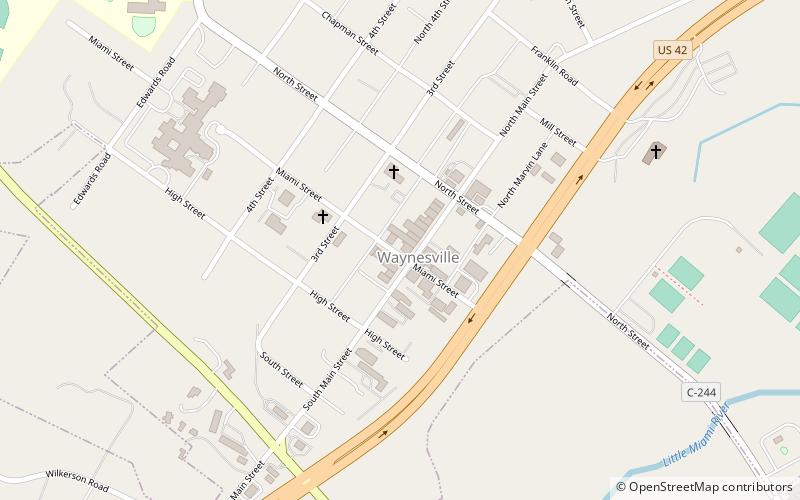 Waynesville location map