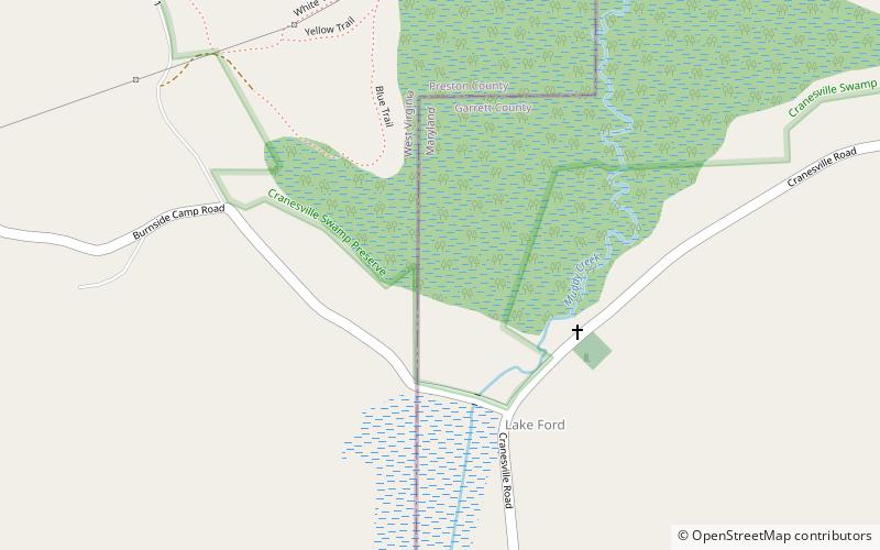 Cranesville Swamp Preserve location map
