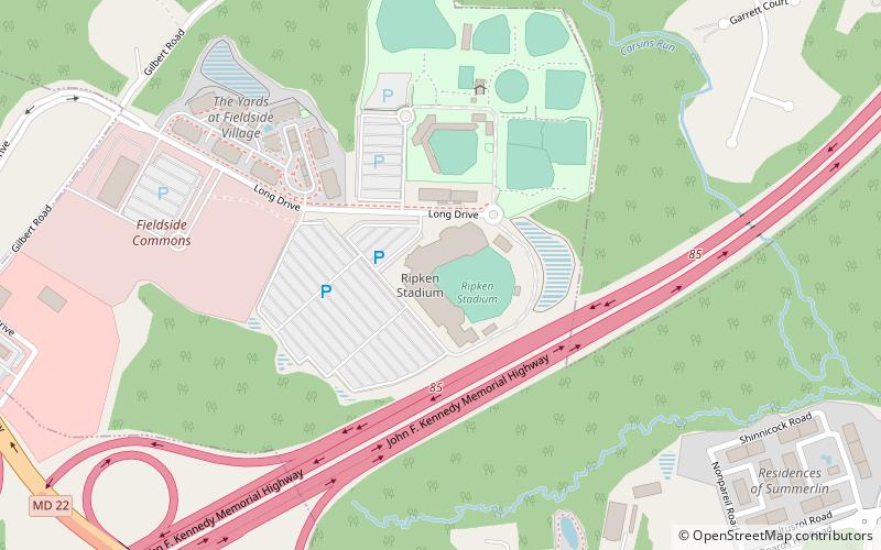 Ripken Stadium location map