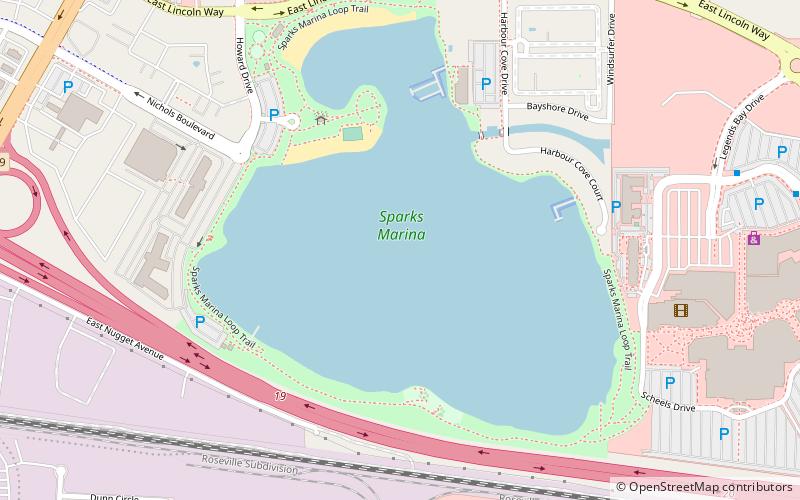 sparks marina location map