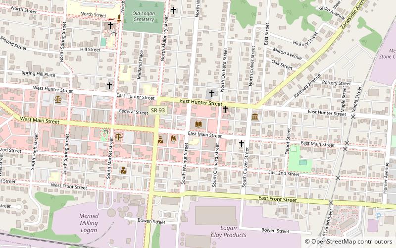 Logan-Hocking County District Library location map