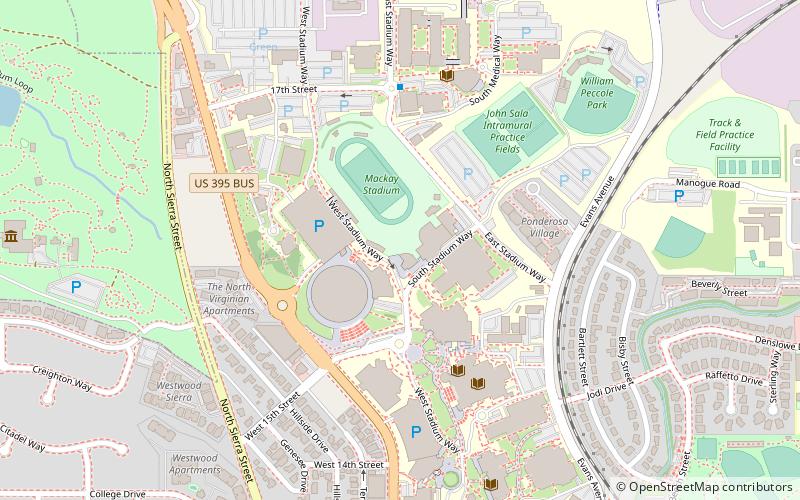 UNLV Arboretum location map