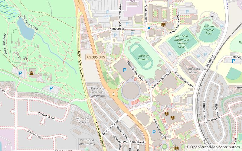 Fleischmann Planetarium location map