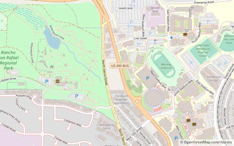 W M Keck Earth Science and Mineral Engineering Museum location map