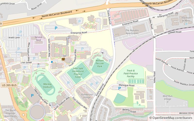 william peccole park reno location map