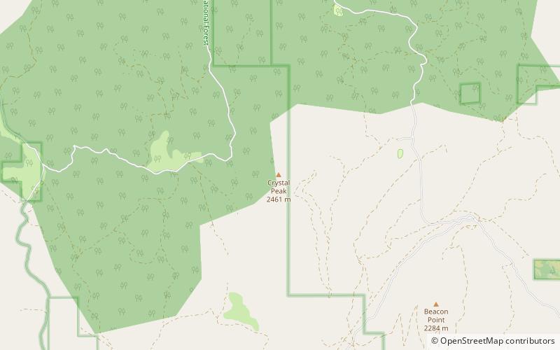 Crystal Peak location map