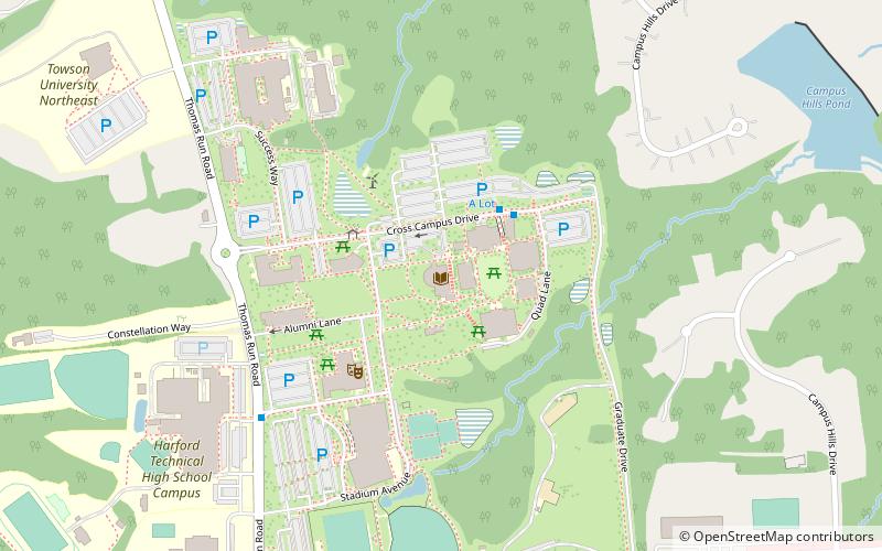 Harford Community College Library location map