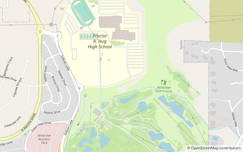 Wildcreek Golf Course location map