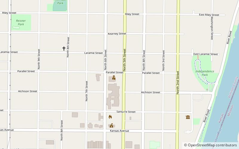 Atchison County Courthouse location map