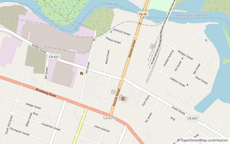 Johnson Hall location map