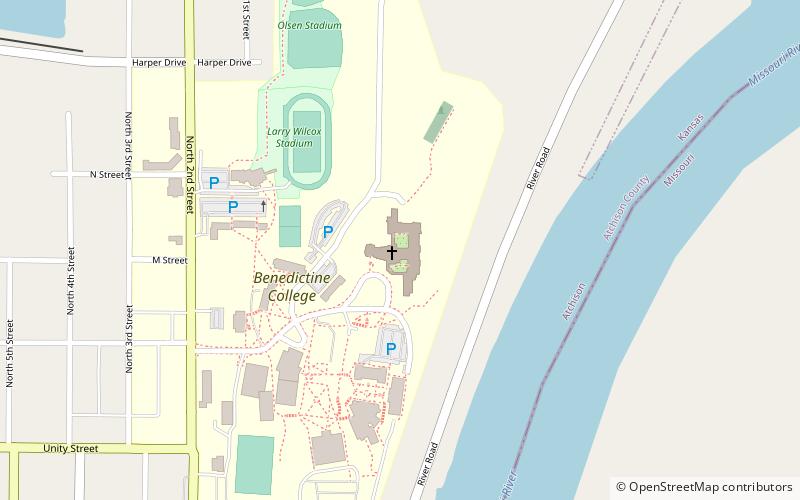 Abbaye d'Atchison location map