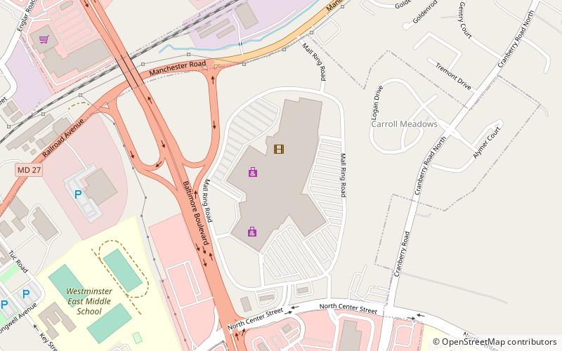 TownMall of Westminster location map
