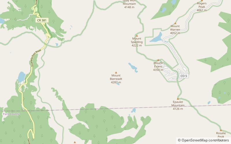 Mount Bierstadt location map