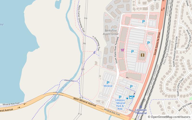 South Platte Park location map