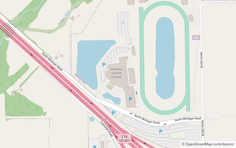 Indiana Grand Racing & Casino location map
