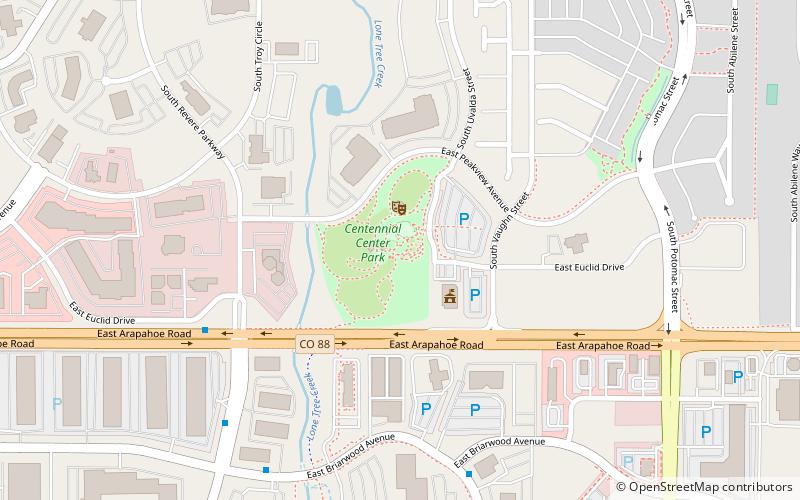 Centennial Center Park location map