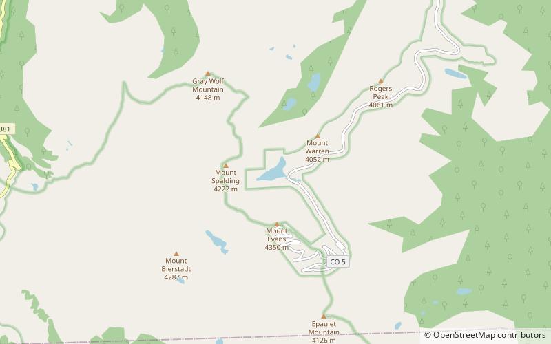 Summit Lake Park location map