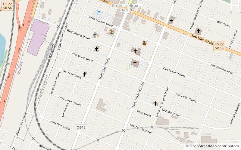 Morris House location map