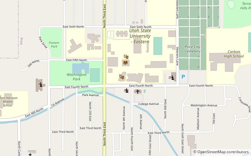 Geary Theater location map