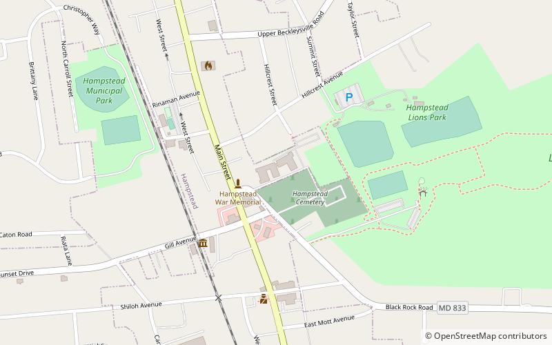 Hampstead School location map