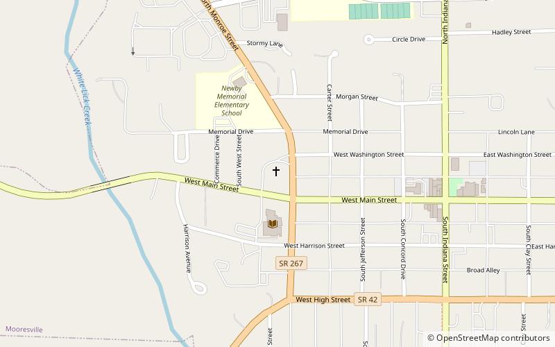 Mooresville Friends Church location map