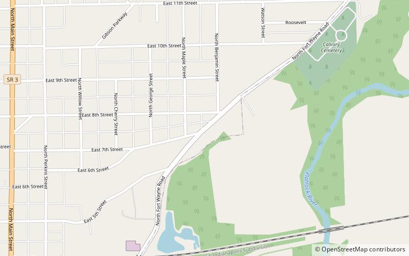 Booker T. Washington School location map