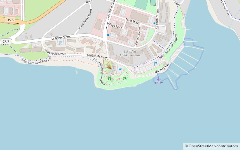 Dillon Marina location map
