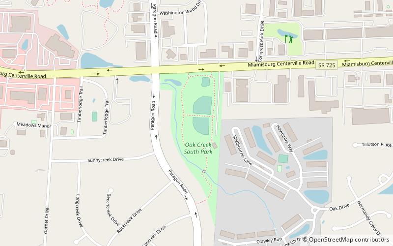 Oak Creek South Park location map