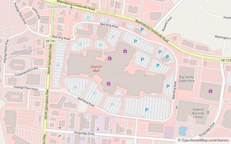 Dayton Mall location map