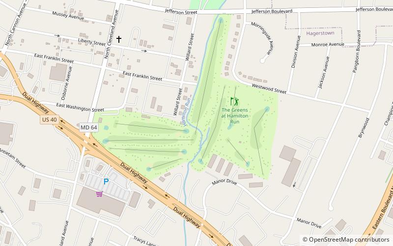 The Greens at Hamilton Run location map