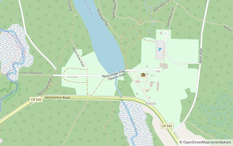 Batsto Village location map