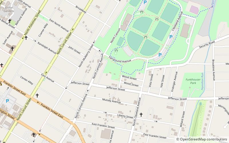 Hagerstown Dog Park location map