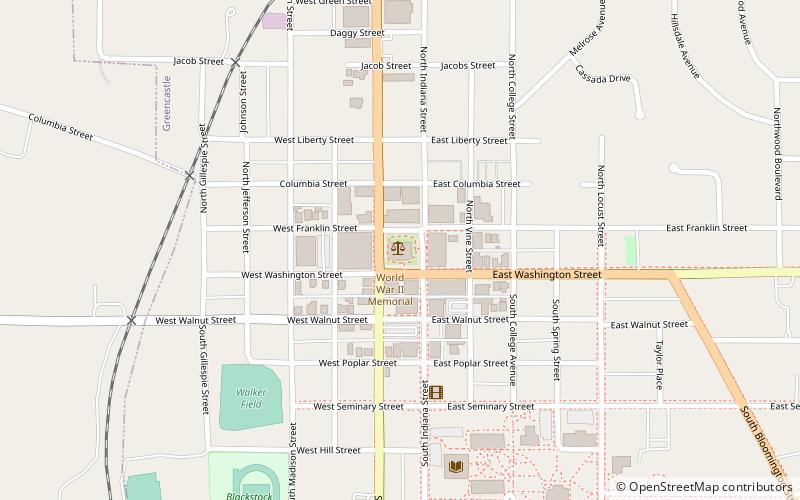 Courthouse Square Historic District location map