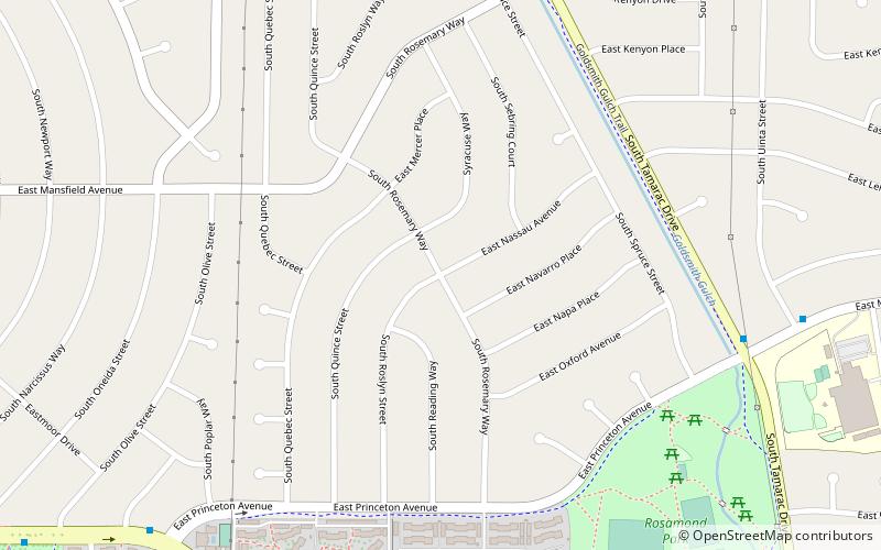 Hampden South location map