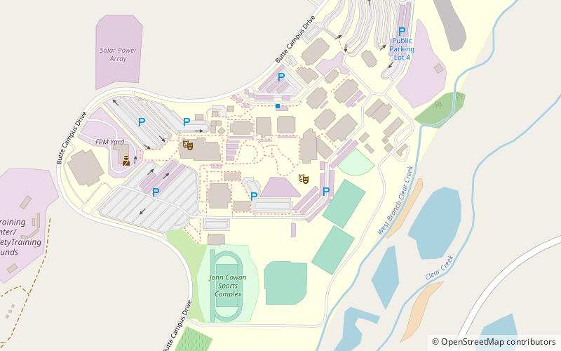 Butte College location map